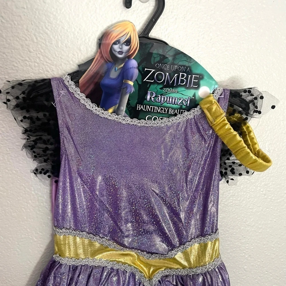 ONCE UPON A ZOMBIE Rapunzel Princess zombie Halloween costume size XS